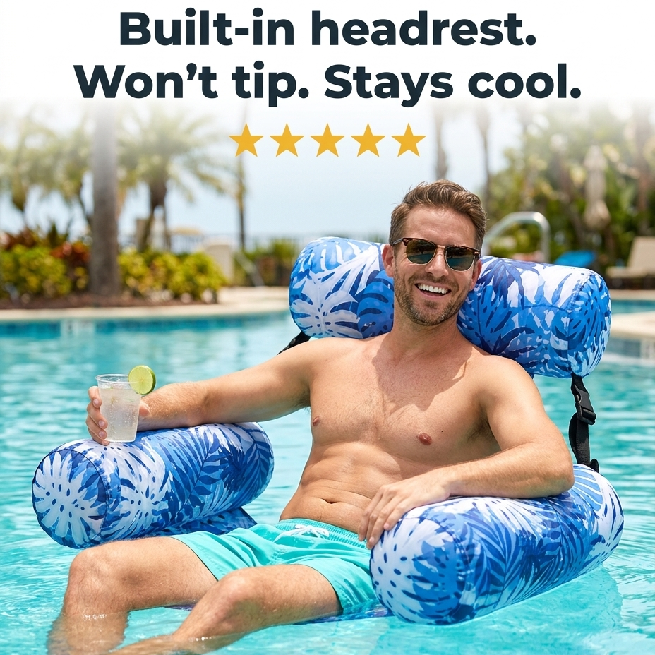 Sunlido™ Inflatable Pool Lounge Chair