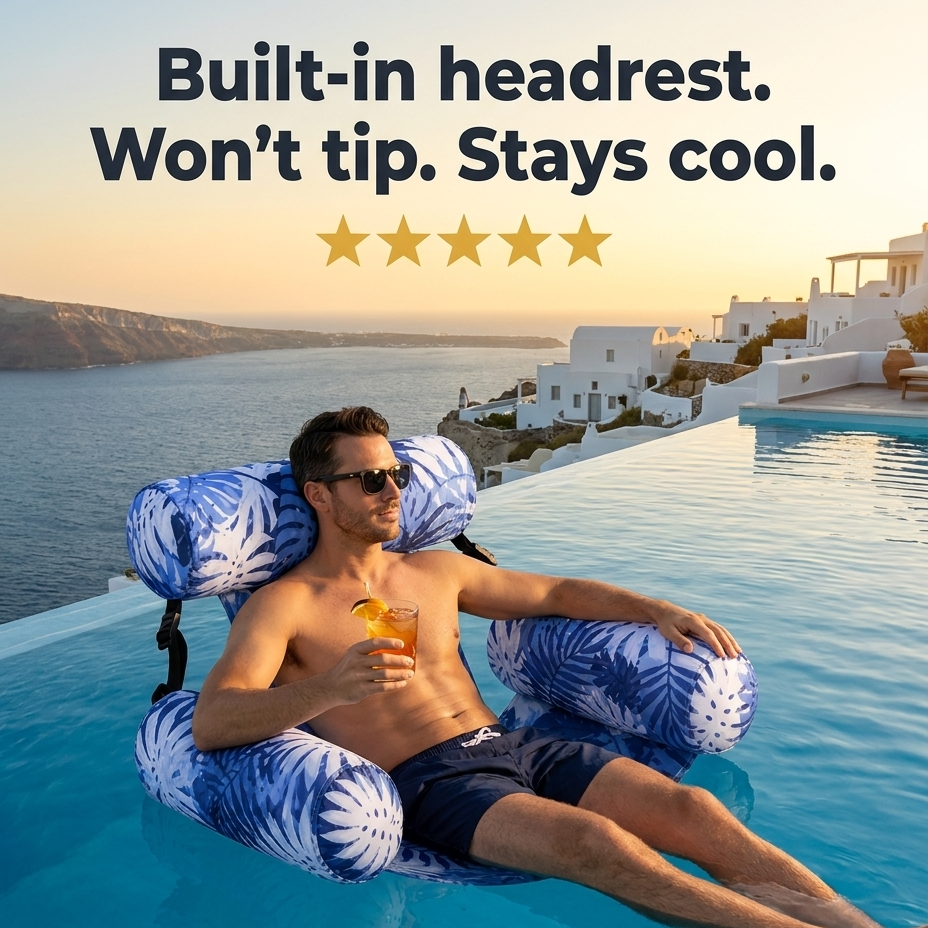 Sunlido™ Inflatable Pool Lounge Chair