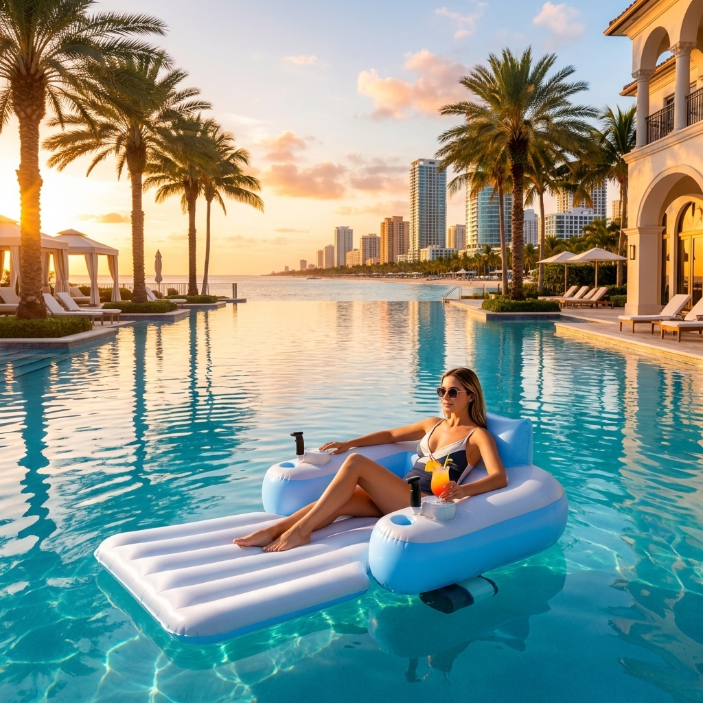 DriftJet at Miami sunset
